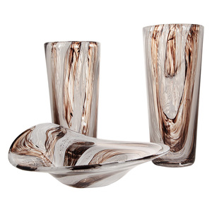 Floreros de Vidrio Color Zebra al por Mayor para Flores, Decoración del Hogar, Lujo - Product Image 1