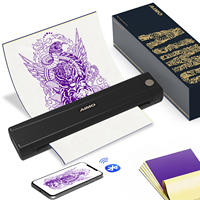 AIMO M08E-WS Printer Stencil Tato Profesional Printer Tato Fleksibel A4 Tato Temporer Dewasa