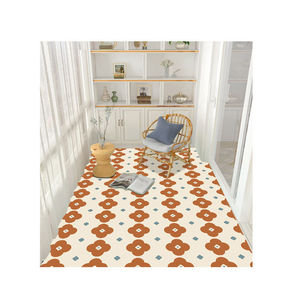 Alfombra Fresca y Sencilla para Balcón, Patrón Geométrico, PVC Antideslizante, Rectangular, Uso Doméstico, Cobertura Total, Fácil de Limpiar, Resistente a las Manchas - Product Image 5
