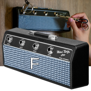 Blues musique clé stockage Jack <span class=keywords><strong>support</strong></span> porte-clés <span class=keywords><strong>guitare</strong></span> mur porte-clés <span class=keywords><strong>support</strong></span> Vintage <span class=keywords><strong>amplificateur</strong></span> décoration de la maison bricolage - Product Image 1