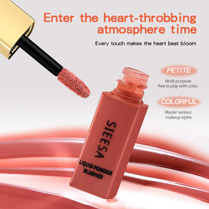 Free Sample 3 in 1 Long Lasting Waterproof Velvet Liquid <b>Blush</b> for Mouth Eyes and Cheeks for Healthy Natural Finish - Product Image 5