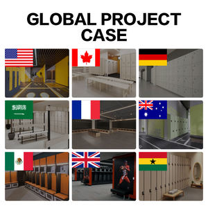 Casier d'athlète à double accès Cartmay avec éclairage LED, minuterie et clip de ceinture d'hydratation - Product Image 2