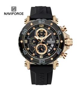 Naviforce Thương Hiệu Sang Trọng Chronograph Người Đàn Ông Đồng Hồ Thạch Anh Chất Lượng Cao Đồng Hồ Sáng Không Thấm Nước Đồng Hồ Đeo Tay Người Đàn Ông Thể Thao Quân Đội Đồng Hồ - Product Image 5
