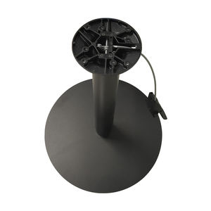 Ronde Basis Zwart <span class=keywords><strong>Gas</strong></span> Hijsen Gegoten Aluminium Kantoortafel - Product Image 1