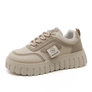 Nouvelles chaussures décontractées à plateforme pour femmes 2026, version coréenne, à bout rond, antidérapantes, tendance mode printemps-été - Product Image 4