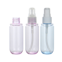 Bouteille en PET en forme de capsule pour lotion et crème, disponible en 30ml, 40ml, 50ml, 60ml, 70ml, 80ml, 100ml – Fabrication en stock