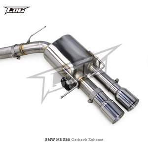 Auto Valvetronic Catback para <span class=keywords><strong>BMW</strong></span> <span class=keywords><strong>M5</strong></span> E60 5.0L 2003-2010 SUS304 Acero inoxidable Catback escape X tubo diseño silenciador escape - Product Image 4