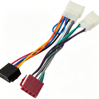Arnés de Cableado para Radio de Coche, Conector OEM Blanco a Conector ISO Estándar Rojo y Negro para Instalación de Unidad Principal Toyota Subaru