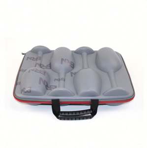 Estuche Protector de Espuma EVA para Copas de Vino, con Cierre, para 4 Copas, Personalizado de Fábrica, para Cervezas Embotelladas y Vino Tinto - Product Image 3