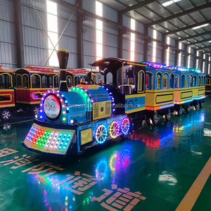 รถไฟท่องเที่ยวสำหรับผู้ใหญ่ในร่มในห้างสรรพสินค้า รถไฟไฟฟ้ากลางแจ้งแบบไม่มีราง รถไฟสนุกสำหรับเด็ก - Product Image 6