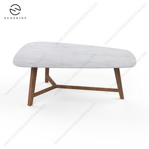 Conjunto de muebles modernos para Hotel, mesa de centro con sofá de mármol blanco anidadas, calidad 2021 - Product Image 3