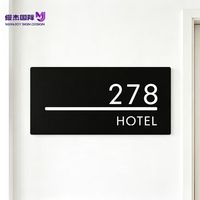 Numéros de maison 3D personnalisés en acrylique éclairés par LED, lettres en acier inoxydable épaisses, pour bars, hôtels, hôpitaux, écoles, bâtiments, montage mural