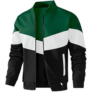 Custom Best-selling Fashionable Long Casual Summer Men's Woven Silk <b>Running</b> Hooded <b>Jacket</b> Zipper Printing Waterproof Quick Dry - Product Image 4