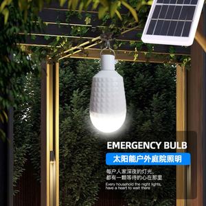 <b>Rechargeable</b> Outdoor LED <b>Bulbs</b> for Camping Solar Panel Power Emergency Light Supply with Battery for Outdoor Activities - Product Image 3