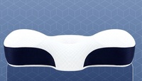 Oreiller cervical en mousse à mémoire de forme pour dormir, rouleau de soutien pour cou raide, tricoté, amovible et lavable, portable