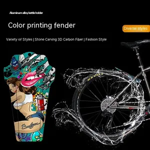 <span class=keywords><strong>Parafanghi</strong></span> per Bici Anteriore/Posteriore Ruota Parafango Universale per MTB e Bici da Corsa Ali Parafango per Bicicletta Accessori per Ciclismo - Product Image 5