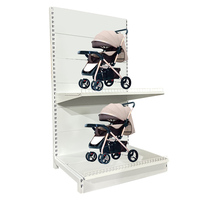 Étagères et chaises de présentation pour poussettes et jouets pour bébés et enfants, avec dimensions élargies, pour magasins de puériculture