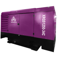 Compresseur d'air à vis 410 kW, compresseur d'air à deux étages, compresseur d'air à vis stationnaire