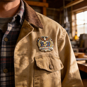 Pin Conmemorativo Personalizado del 250 Aniversario de EE. UU. 1776-2026, Pin de Solapa con Águila Calva, Decoración Metálica de 42 mm, "Libertad y Herencia" - Product Image 5