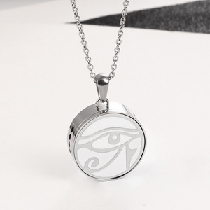 Stainless Steel Classic Essential Oil Diffuser <b>Locket</b> Aromatherapy Pendant - Product Image 2