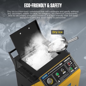 AUTOOL HTS708 Co2 <span class=keywords><strong>Cryogénique</strong></span> Commercial Industriel Peinture Jet Froid Décapage de la Rouille Glaçon Sec Sablage Machine de Sablage pour Voitures - Product Image 4