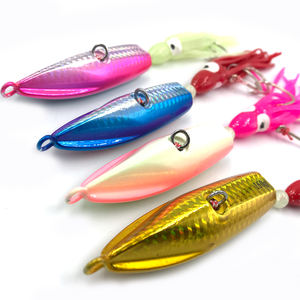 Goture — leurre jig49 inchiku en métal avec tête plombée, appât artificiel de type hameçon avec jupe en caoutchouc, idéal pour la pêche en eau salée, 150/180/200g pièces 1 pièce - Product Image 4