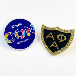 Fabricants Chinois de <span class=keywords><strong>Pin</strong></span>'s, Épinglettes Personnalisées en Émail Souple, Logo Métallique avec Carte de Support - Product Image 5