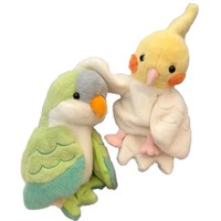 Marionnette de perroquet en peluche - Jouet interactif pour la ventriloquie, l'éducation précoce et les jeux interactifs en maternelle