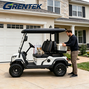 รถกอล์ฟไฟฟ้าลิเธียม GRENTEK รุ่นหรู 4 ที่นั่ง 72V พร้อมมอเตอร์ 5000W ระยะทางวิ่ง 90 กม. ปรับแต่งได้สำหรับการล่าสัตว์และการใช้งานบนถนนที่ไม่เป็นทางหลวง - Product Image 3