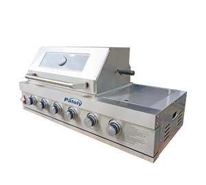 <span class=keywords><strong>Barbecue</strong></span> de cuisine professionnel commercial en acier inoxydable SS304 pour l'extérieur, armoire de cuisine, <span class=keywords><strong>prix</strong></span> bas, grilles à gaz pour fêtes - Product Image 4