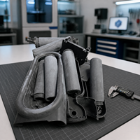 Pièces cylindriques en nylon PA12 imprimées en 3D sur mesure, haute résistance, prototype fonctionnel, production OEM en petites séries