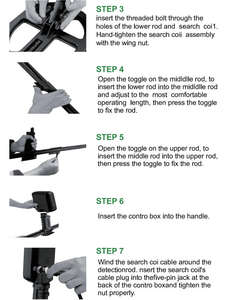 Detector de Metales Profesional H-30, Resistente al Agua, de 8 m de Profundidad, para Uso Industrial, Buscador de Tesoros de Oro, Plata y Cobre para Uso Subterráneo - Product Image 5