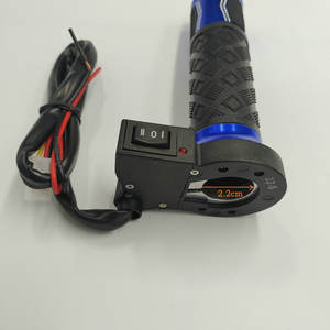 Manchon de poignée électrique en alliage d'aluminium pour moto, poignée <span class=keywords><strong>chauffante</strong></span> électrique, température réglable - Product Image 4