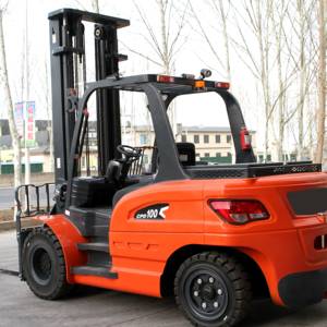 מלגזה חשמלית מותאמת אישית 5 טון-טון עם מעלית מתלים 7 מטר להחזיק מטען אורך 1220 מ "מ - Product Image 6