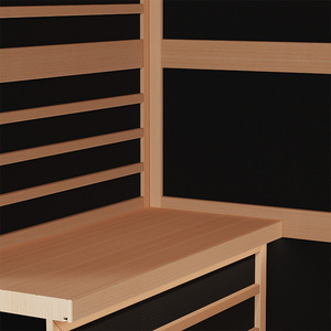 Sauna infrarouge lointain pour 4 personnes, en bois de cèdre de luxe, pour <span class=keywords><strong>spa</strong></span> et bien-être à domicile - Product Image 5