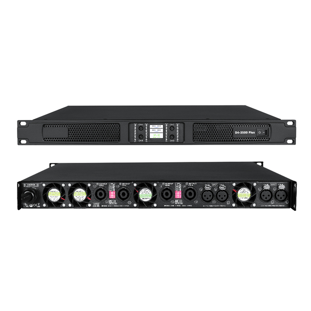 D4-3500 Professional 4-Channel 4 Ohm Metal Class D Digital Power Amplifier 14000W Audio Equipment