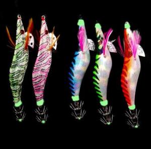 Plastica dura esca da pesca esca polpo calamari maschere richiamo seppie esca <span class=keywords><strong>artificiale</strong></span> legno gamberetti - Product Image 5