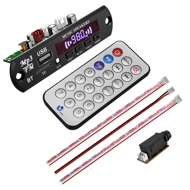 VIRE 2*20W Amplifier Wireless Bluetooth Car Audio Car Speaker MP3 Player Module MP3 WMA Car Radio Decoder Board