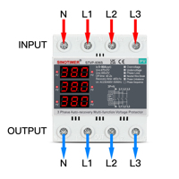 SINOTIMER D-STVP936S-80A-380V Protection de tension triphasée 400V Relais de protection contre les surtensions et les sous-tensions Affichage LED Protecteur de tension en temps réel