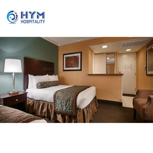 ชุดเฟอร์นิเจอร์โรงแรมแบบเวสเทิร์นพลัสชุดโซฟาในห้องนอนเตียงขนาดคิงส์แบบปรับแต่งได้3-5ดาว - Product Image 3