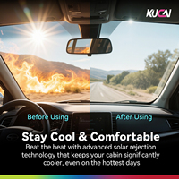 Película Solar para Ventanas de Auto, Nano Cerámica Ultravioleta, Película Protectora de PET para Ventanas