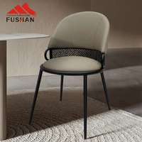 Vente en gros de meubles commerciaux table à manger chaise café stand chaise rembourrée en cuir PU hôtel chaises confortables pour restaurant