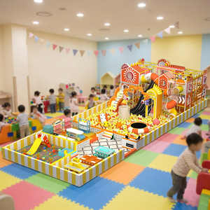 Divertido Parque de Atracciones, Diseño de Gran Tamaño, Equipamiento para Juegos en Interiores, Castillo Inflable, Obstáculos Ninja, Laberintos para Niños - Product Image 1