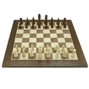 Tablero de <span class=keywords><strong>Ajedrez</strong></span> de Madera de 19.7 Pulgadas con Piezas de <span class=keywords><strong>Ajedrez</strong></span> Staunton Profesionales para Principiantes, Niños y Adultos - Product Image 1