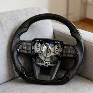 Volante Personalizado Mejorado para <span class=keywords><strong>Toyota</strong></span> Land Cruiser <span class=keywords><strong>GR</strong></span> Prado LC250 LC300 Cruiser LC200 Hilux Fortuner Prado 120 150 - Product Image 5