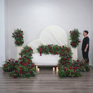 Arco de Flores Artificiales de Seda Hecho a Mano al por Mayor de Fábrica DKB para Decoraciones de Bodas, Festivales, Fiestas y Día de la Madre - Suministros de Alta Gama - Product Image 1