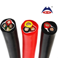 Kabel Silikon Karet Fleksibel Tahan Suhu 200 Derajat 2AWG-18AWG Merah Hitam -60~+180 450/750V