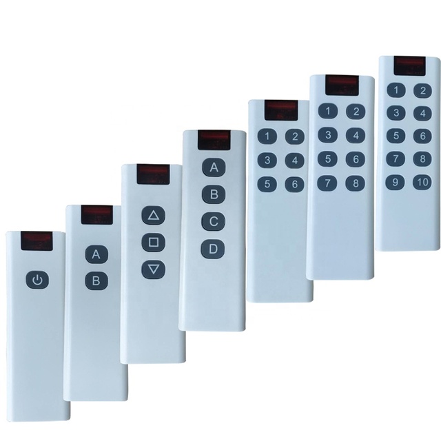 Taida Universal RF 433MHz 433.92mhz Wireless Digital Remote Control Transmitter for Switch 1/2/3/4/6/8/10 Channel/Button
