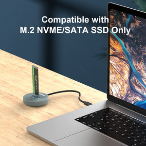 <span class=keywords><strong>Station</strong></span> d'accueil MAIWO K1698P2 sans outil, type C, M.2 <span class=keywords><strong>NVMe</strong></span>/SATA SSD, plastique ABS, USB3.2 Gen2 10 Gbps - Product Image 3