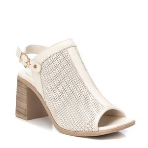 Sandales à talons pour femmes Carmela, en cuir, à bout ouvert, talon bloc, chaussures d'été - Product Image 2